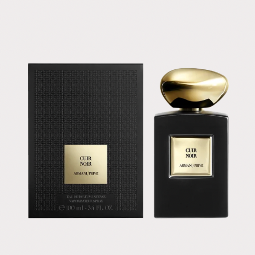 Armani Prive Cuir Noir